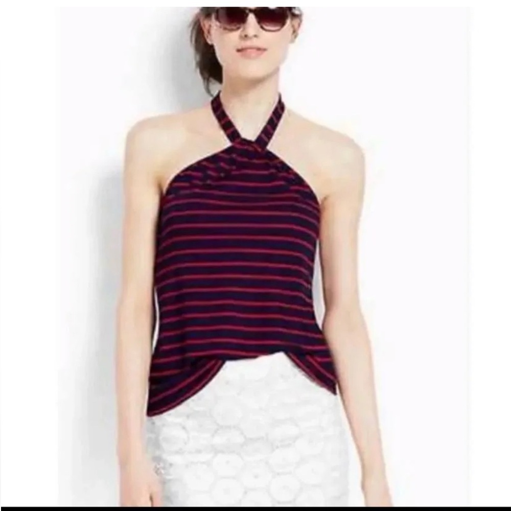Ann Taylor Halter Crop Top
